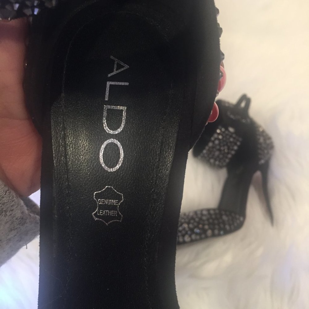 Aldo rhinestone heel size 7.5 - Picture 5 of 6
